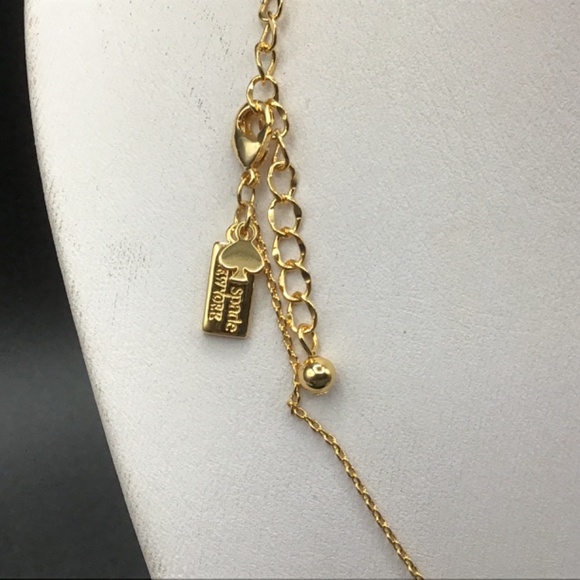 - Kate Spade New York Signature ♠️ Pendant Necklace with Paper Label - Picture 6 of 9